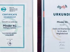 PFINDER 和 DGZfP 成立 25 周年