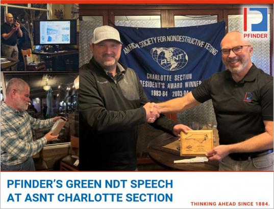 Presentación de GREEN NDT en la sección de Charlotte de la ASNT