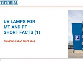 UV lamps for MT and PT testing